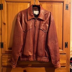 Lone Pine Vintage Brown Leather Jacket